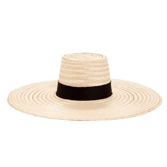 Janessa Leone Romy Straw Wide Brim Hat - Picture 2 of 8